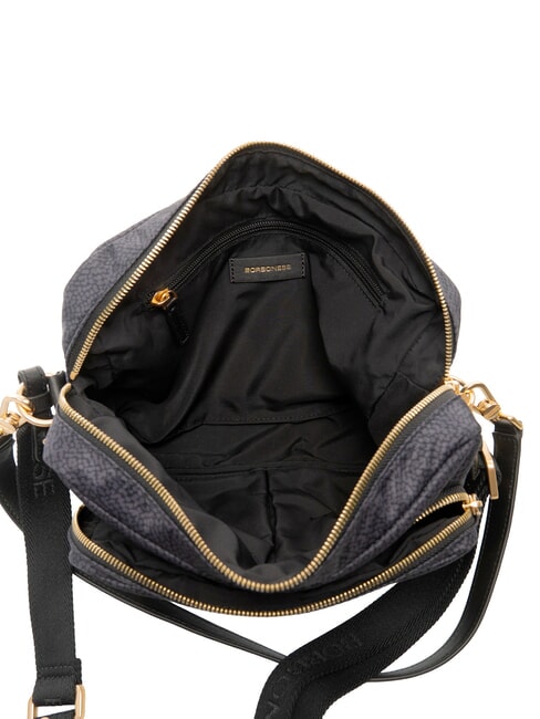 B-CLUB Sac bandouli&egrave;re, avec bandouli&egrave;re noir fonc&eacute; - Sacs pour Femme