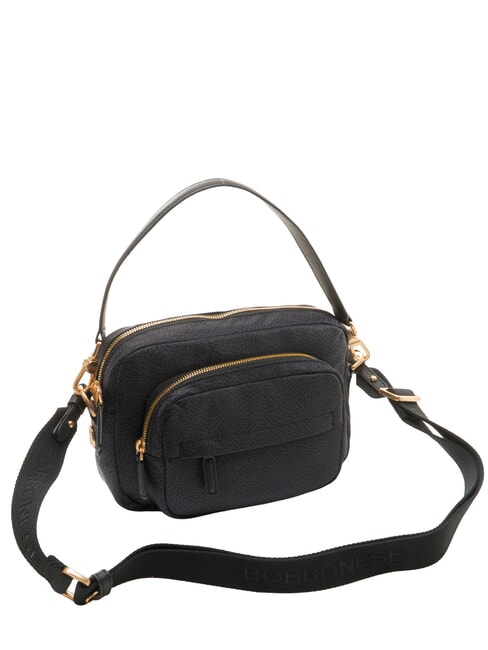 B-CLUB Sac bandouli&egrave;re, avec bandouli&egrave;re noir fonc&eacute; - Sacs pour Femme
