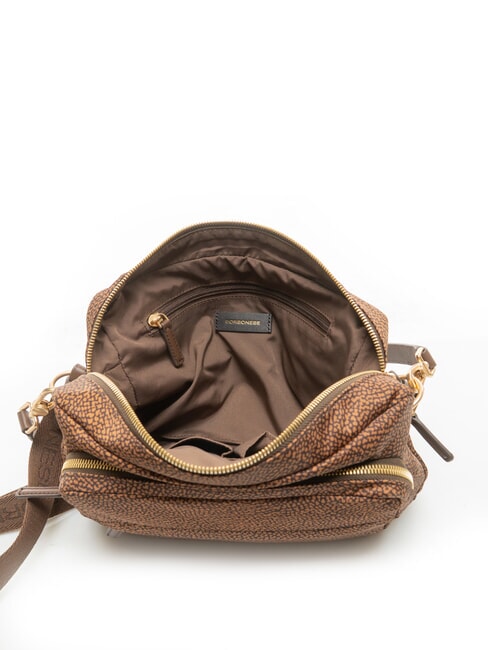 B-CLUB Sac bandouli&egrave;re, avec bandouli&egrave;re ch&acirc;taigne - Sacs pour Femme