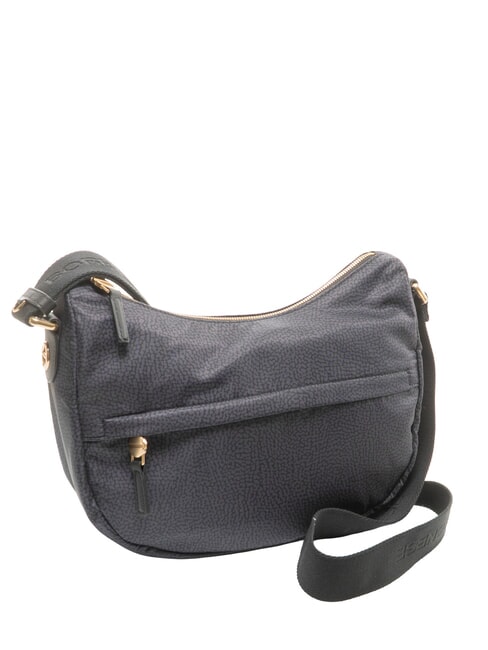 B-CLUB sac bandouli&egrave;re noir fonc&eacute; - Sacs pour Femme