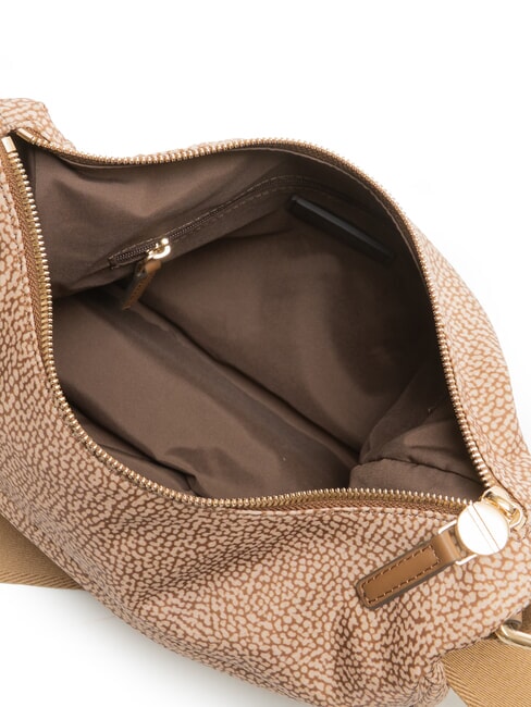 B-CLUB sac bandouli&egrave;re mer Beiger - Sacs pour Femme