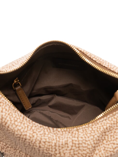 B-CLUB sac bandouli&egrave;re mer Beiger - Sacs pour Femme
