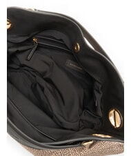 BORBONESE LONDON Sac &agrave; main avec bandouli&egrave;re OP / NATUREL / NOIR - Sacs pour Femme - 5