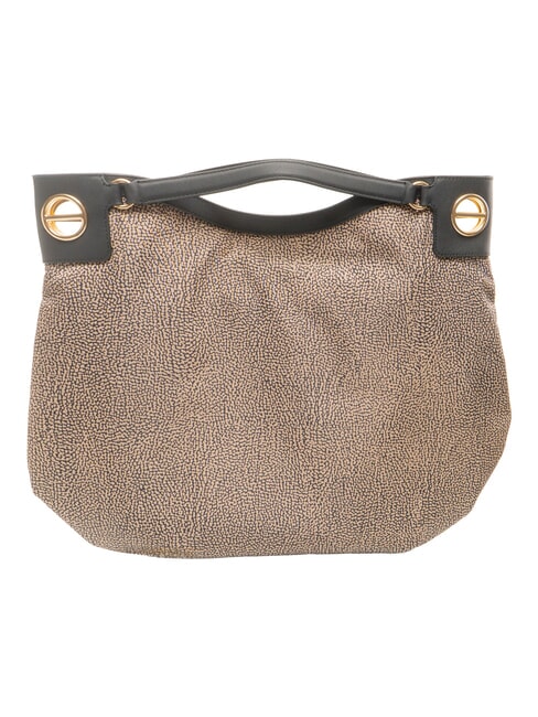 LONDON Sac &agrave; main avec bandouli&egrave;re OP / NATUREL / NOIR - Sacs pour Femme