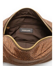 BORBONESE B-CLUB Mini sac bandouli&egrave;re ch&acirc;taigne - Sacs pour Femme - 5