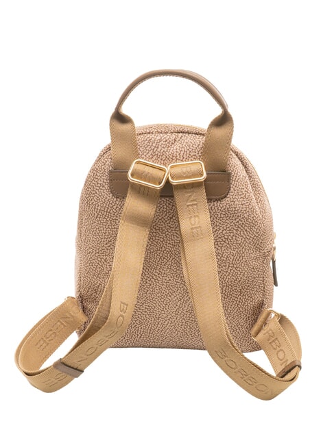 B-CLUB Sac &agrave; dos avec poche avant mer Beiger - Sacs pour Femme