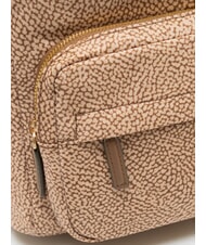 BORBONESE B-CLUB Sac &agrave; dos avec poche avant mer Beiger - Sacs pour Femme - 3