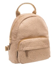 BORBONESE B-CLUB Sac &agrave; dos avec poche avant mer Beiger - Sacs pour Femme - 4