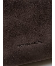 BORBONESE SEXY Sac &agrave; main avec bandouli&egrave;re caf&eacute;/&eacute;b&egrave;ne - Sacs pour Femme - 3