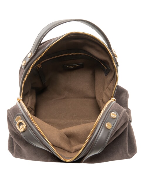 SEXY Sac &agrave; main avec bandouli&egrave;re caf&eacute;/&eacute;b&egrave;ne - Sacs pour Femme