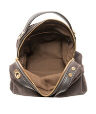 BORBONESE SEXY Sac &agrave; main avec bandouli&egrave;re caf&eacute;/&eacute;b&egrave;ne - Sacs pour Femme - 4