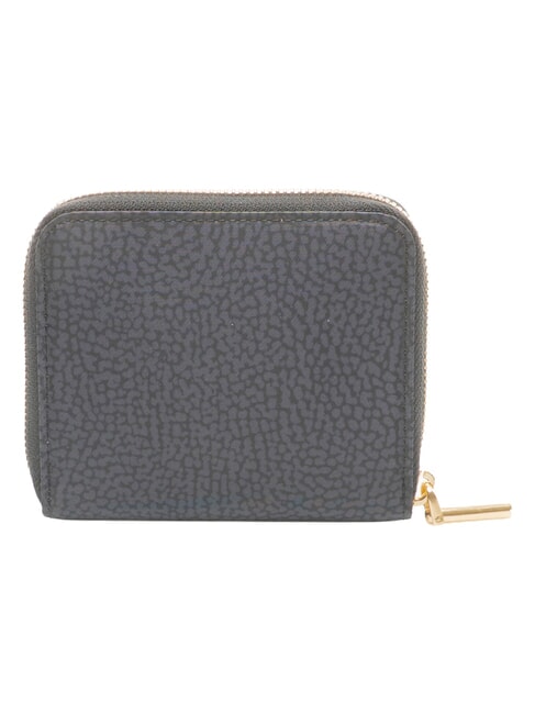 B-CLUB Petit portefeuille zipp&eacute; noir fonc&eacute; - Portefeuilles Femme