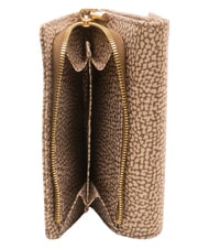 BORBONESE B-CLUB Portefeuille moyen beige - Portefeuilles Femme - 4