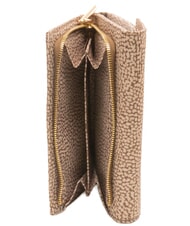 BORBONESE B-CLUB Portefeuille moyen beige - Portefeuilles Femme - 4