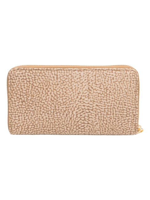 B-CLUB Grand portefeuille zipp&eacute; beige - Portefeuilles Femme