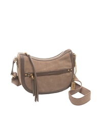 BORBONESE LUNA sac bandouli&egrave;re cendres/cacao - Sacs pour Femme - 2
