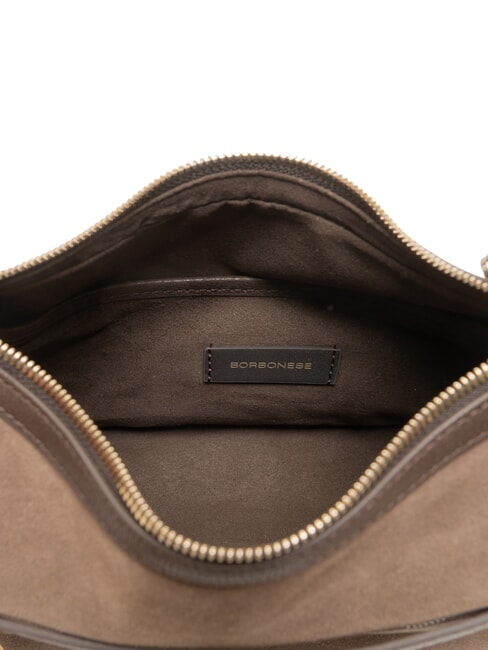 LUNA sac bandouli&egrave;re cendres/cacao - Sacs pour Femme