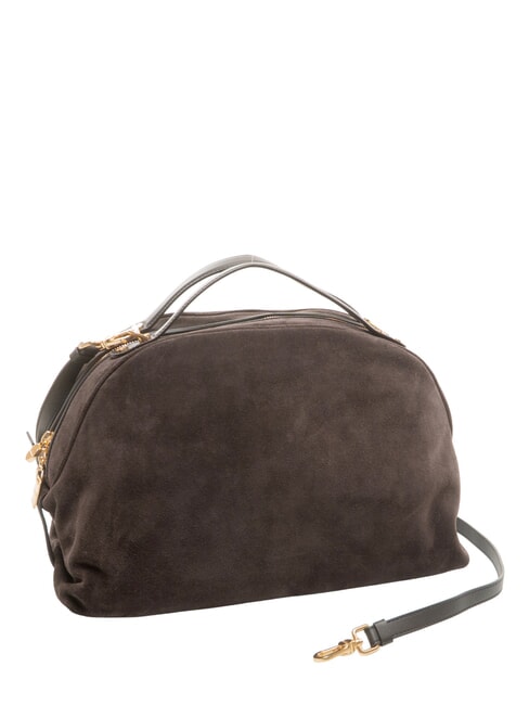 SEXY Sac &agrave; main avec bandouli&egrave;re caf&eacute;/&eacute;b&egrave;ne - Sacs pour Femme
