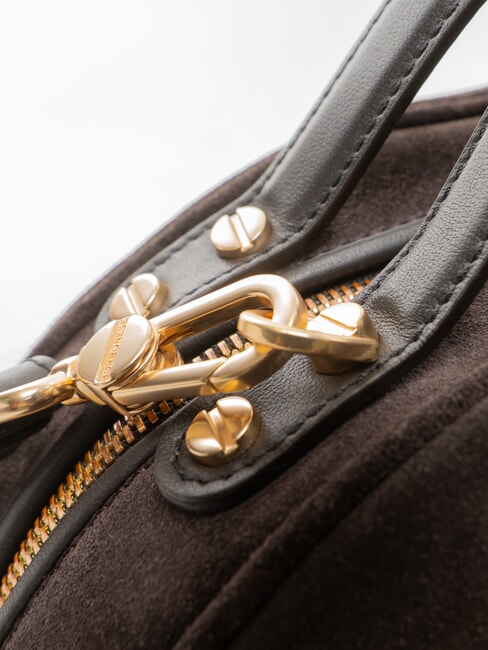 SEXY Sac &agrave; main avec bandouli&egrave;re caf&eacute;/&eacute;b&egrave;ne - Sacs pour Femme