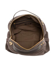BORBONESE SEXY Sac &agrave; main avec bandouli&egrave;re caf&eacute;/&eacute;b&egrave;ne - Sacs pour Femme - 5