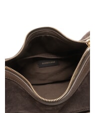 BORBONESE LUNA sac bandouli&egrave;re caf&eacute;/cacao - Sacs pour Femme - 5
