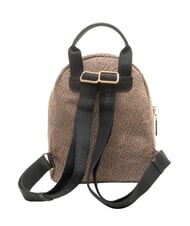 BORBONESE B-CLUB Sac &agrave; dos avec poche avant OP / NATUREL / NOIR - Sacs pour Femme - 2