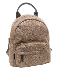 BORBONESE B-CLUB Sac &agrave; dos avec poche avant OP / NATUREL / NOIR - Sacs pour Femme - 3