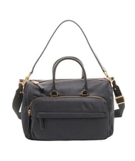 BORBONESE B-CLUB Sac &agrave; main avec bandouli&egrave;re noir fonc&eacute; - Sacs pour Femme - 2