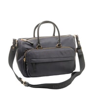 BORBONESE B-CLUB Sac &agrave; main avec bandouli&egrave;re noir fonc&eacute; - Sacs pour Femme - 3