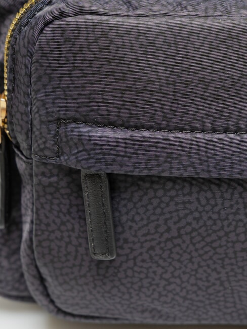 B-CLUB Sac &agrave; main avec bandouli&egrave;re noir fonc&eacute; - Sacs pour Femme