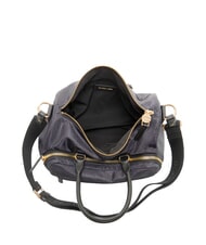 BORBONESE B-CLUB Sac &agrave; main avec bandouli&egrave;re noir fonc&eacute; - Sacs pour Femme - 6