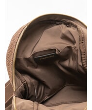 BORBONESE B-CLUB Sac &agrave; dos avec poche avant ch&acirc;taigne - Sacs pour Femme - 5
