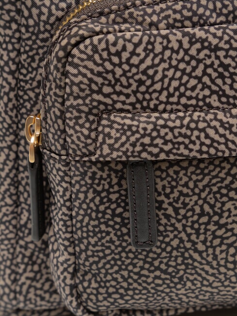 B-CLUB Sac &agrave; dos avec poche avant goudron - Sacs pour Femme