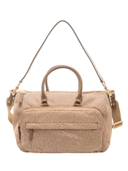 B-CLUB Sac &agrave; main avec bandouli&egrave;re mer Beiger - Sacs pour Femme