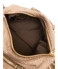 BORBONESE B-CLUB Sac &agrave; main avec bandouli&egrave;re mer Beiger - Sacs pour Femme - 4