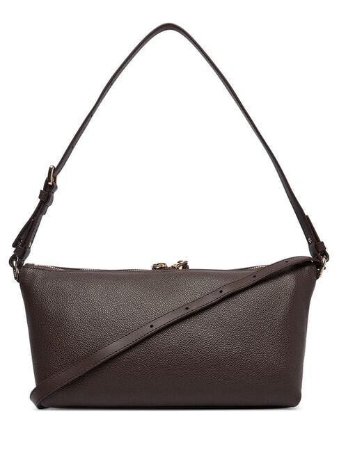 DEBBY Sac bandouli&egrave;re en cuir chocolat - Sacs pour Femme