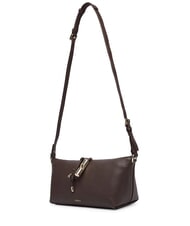 FURLA DEBBY Sac bandouli&egrave;re en cuir chocolat - Sacs pour Femme - 3