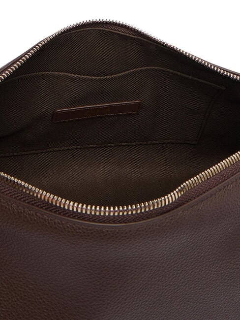 DEBBY Sac bandouli&egrave;re en cuir chocolat - Sacs pour Femme