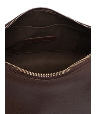 FURLA DEBBY Sac bandouli&egrave;re en cuir chocolat - Sacs pour Femme - 4