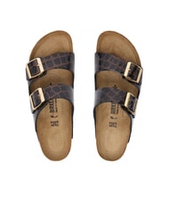 BIRKENSTOCK ARIZONA EMBOSS sandales en cuir animalnoir - Chaussures Femme - 4
