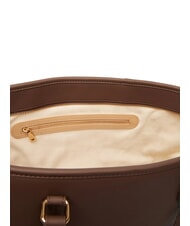 LOVE MOSCHINO BOLD LOVE Sac cabas &agrave; bandouli&egrave;re brun - Sacs pour Femme - 4