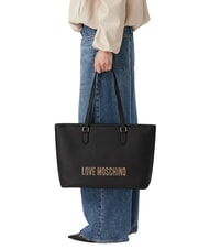 LOVE MOSCHINO BOLD LOVE Sac cabas &agrave; bandouli&egrave;re Noir - Sacs pour Femme - 2