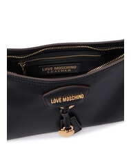LOVE MOSCHINO CHARMY Sac bandouli&egrave;re, avec bandouli&egrave;re Noir - Sacs pour Femme - 5