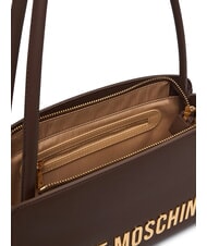 LOVE MOSCHINO BOLD LOVE sac bandouli&egrave;re brun - Sacs pour Femme - 4