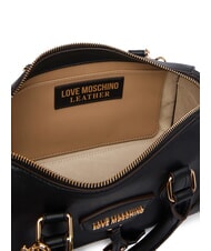 LOVE MOSCHINO CHARMY Sac &agrave; main avec bandouli&egrave;re Noir - Sacs pour Femme - 5