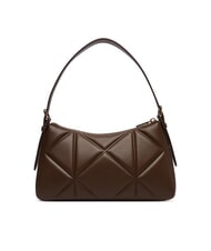LOVE MOSCHINO EMBOSSED QUILTED sac bandouli&egrave;re brun - Sacs pour Femme - 4
