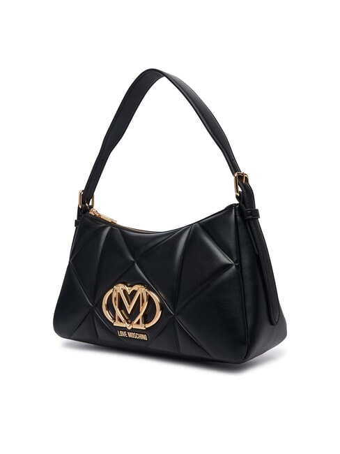 EMBOSSED QUILTED sac bandouli&egrave;re Noir - Sacs pour Femme