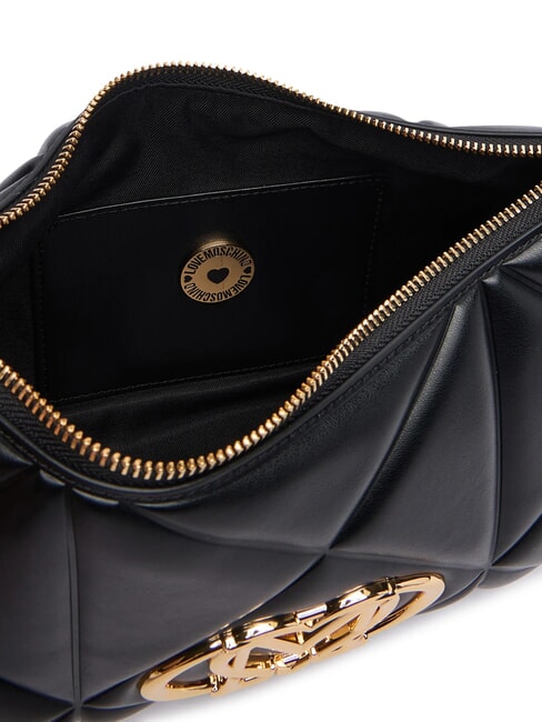 EMBOSSED QUILTED sac bandouli&egrave;re Noir - Sacs pour Femme