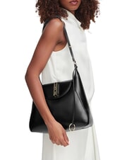 LOVE MOSCHINO PINNED LOVE sac bandouli&egrave;re Noir - Sacs pour Femme - 2