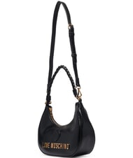 LOVE MOSCHINO TWIRL Sac bandouli&egrave;re, avec bandouli&egrave;re Noir - Sacs pour Femme - 3